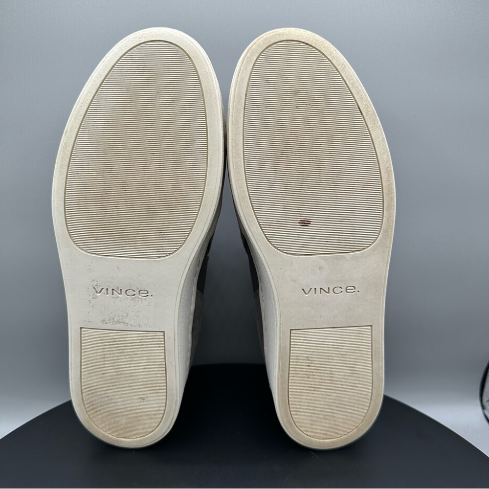 Vince Warren Suede Platform Slip On Sneaker Women 6 Gray - Picture 8 of 10